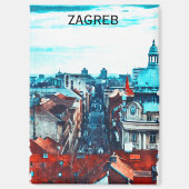 ザグレブクロアチティスケープ マグネット (正面)