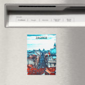 ザグレブクロアチティスケープ マグネット (インサイチュ (食洗機))