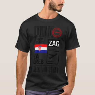 ザグレブフランジョトゥマンエアポ国際的ート Tシャツ