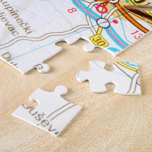 ザグレブ、クロアチア ジグソーパズル (側面)