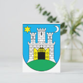 ザグレブ、クロアチア ポストカード (スタンド正面)