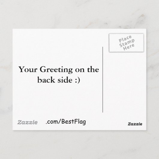 ザグレブ、クロアチア ポストカード (裏面)