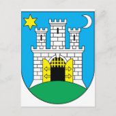 ザグレブ、クロアチア ポストカード (正面)