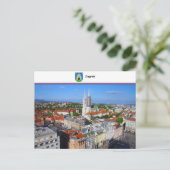 ザグレブ – クロアチア ポストカード (スタンド正面)