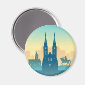 ザグレブ マグネット (正面/裏面)