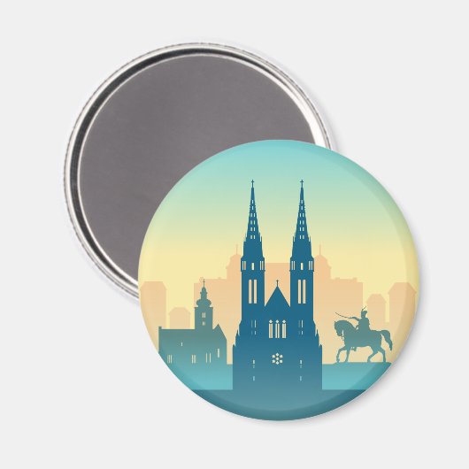 ザグレブ マグネット (正面/裏面)