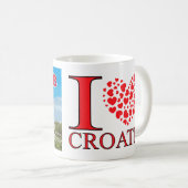 ザグレブ、訪問クロアチアI大好きコーヒーマグ コーヒーマグカップ (正面右)