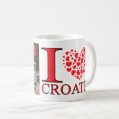 ザグレブ、訪問クロアチアI大好きコーヒーマグ コーヒーマグカップ (正面右)