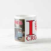 ザグレブ、訪問クロアチアI大好きコーヒーマグ コーヒーマグカップ (中央)