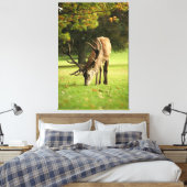 ザグレージングスタッグ キャンバスプリント (インサイチュ (寝室))