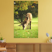 ザグレージングスタッグ キャンバスプリント (インサイチュ (リビング))