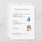 ザグレースウィンターバチェロレッテ週末パーティー 招待状 (裏面)