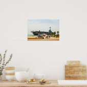 ザグレー幽霊- USSレキシントン ポスター (キッチン)