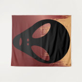 ザグレー – 古代エイリアンフェイクキャンバス印刷 タペストリー (正面(横))