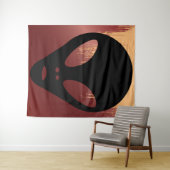 ザグレー – 古代エイリアンフェイクキャンバス印刷 タペストリー (インサイチュ(横))