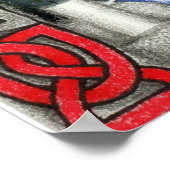 ザグロットープリント ポスター (角)