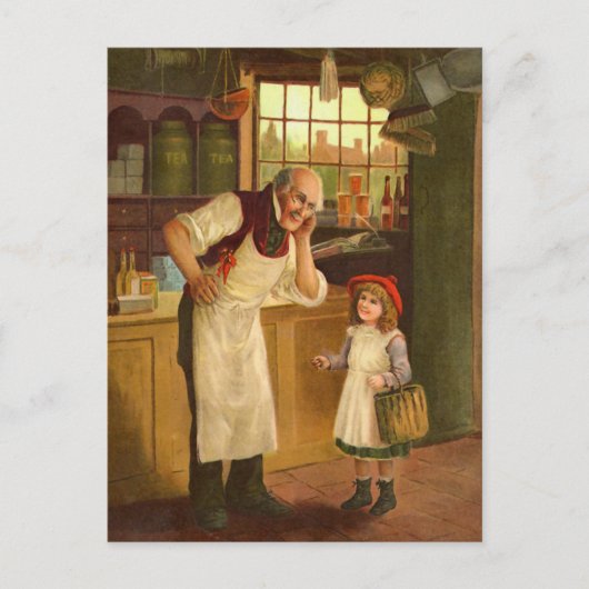 ザグローサーヴィンテージイラストレーション ポストカード (正面)