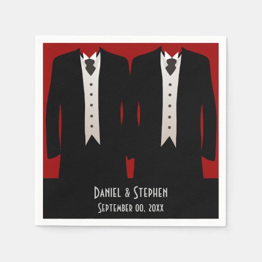 ザグロームズ スタンダードカクテルナプキン (正面)