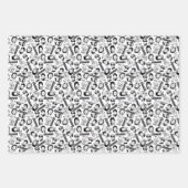 ザグーニーズキャラクターパターン ラッピングペーパーシート (正面)