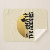 ザグーニーズサンセットシルエットグラフィック シェルパブランケット (正面(横))