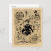 ザグーニーズナロストレジャーマップ ポストカード (正面/裏面)