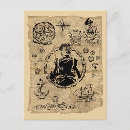 ザグーニーズナロストレジャーマップ ポストカード (正面)