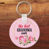 ザグ最高のラマおばあちゃん キーホルダー (正面)