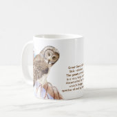 ザグ素晴らしレイ鳥のマグカップ コーヒーマグカップ (正面左)