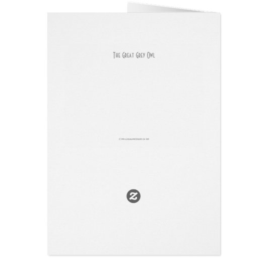 ザグ素晴らしレーフクロウ (裏面)