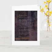 ザゲストハウスバイルミ詩の抽象芸術ウォールアート カード (黄色い花)