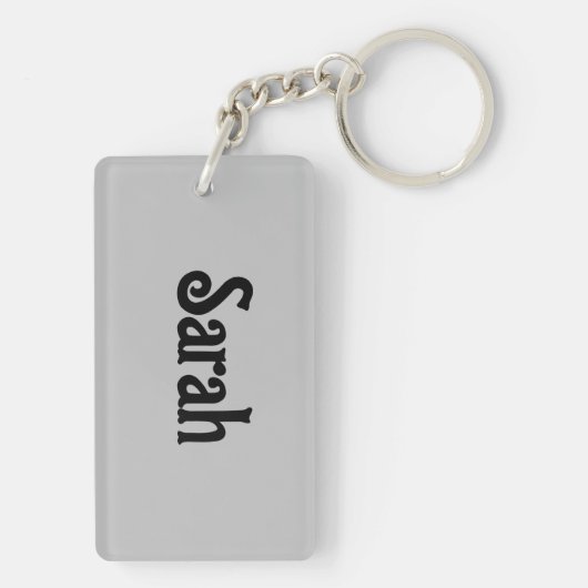 ザゲタウェイカーパーソナライズされたキーチェーン キーホルダー (裏面)