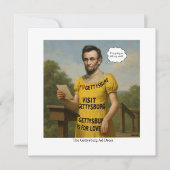 ザゲチスバーグアドドレス 招待状 (正面)