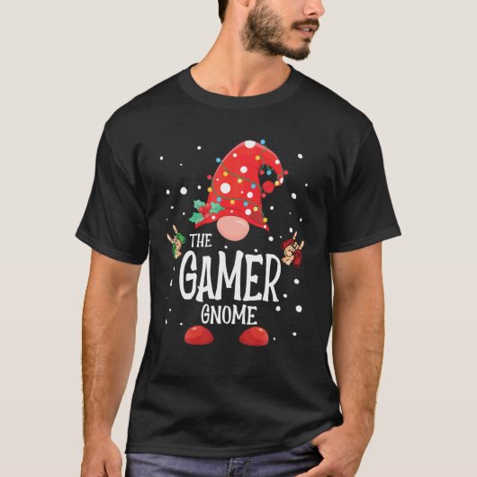 ザゲーマー格言マッチングファミリークリスマス格言Pa Tシャツ (正面)