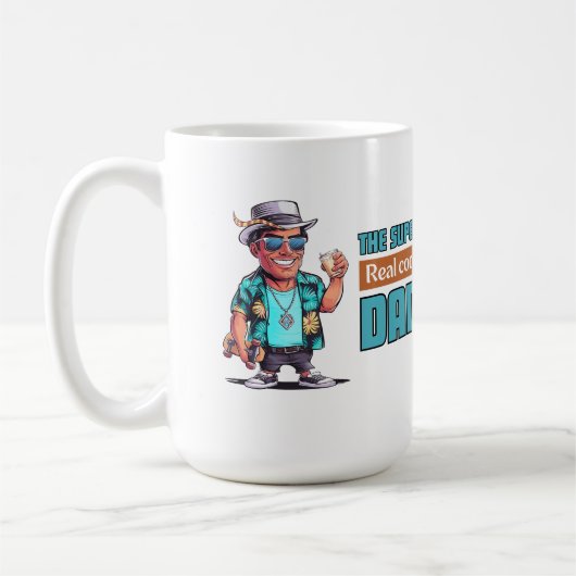 ザコすごい実在クールパパ コーヒーマグカップ (左)