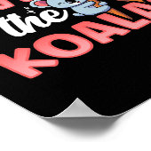 ザコアラ救ス可愛いコアラ動物コアラ熊 ポスター (角)