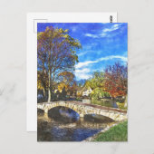 ザコッツウォルズウォーターカラースタイル ポストカード (正面/裏面)