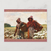 ザコットンピッカーズバイウィンスローホーマー ポストカード (正面)