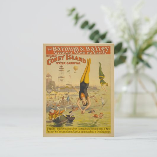 ザコニー素晴らしアイランドウォーターカーニバルポスター ポストカード (スタンド正面)