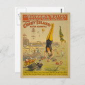 ザコニー素晴らしアイランドウォーターカーニバルポスター ポストカード (正面/裏面)