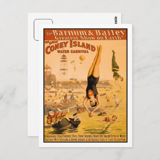 ザコニー素晴らしアイランドウォーターカーニバル2 ポストカード (正面/裏面)