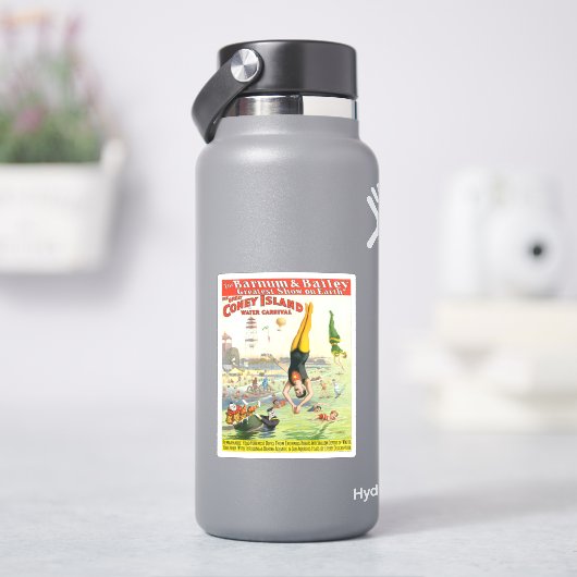 ザコニー素晴らしアイランドウォーターカーニバル シール (HydroFlask)