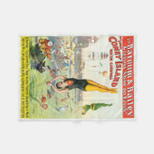 ザコニー素晴らしアイランドウォーターカーニバル フリースブランケット (正面(横))