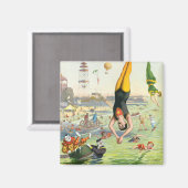 ザコニー素晴らしアイランドウォーターカーニバル マグネット (正面/裏面)