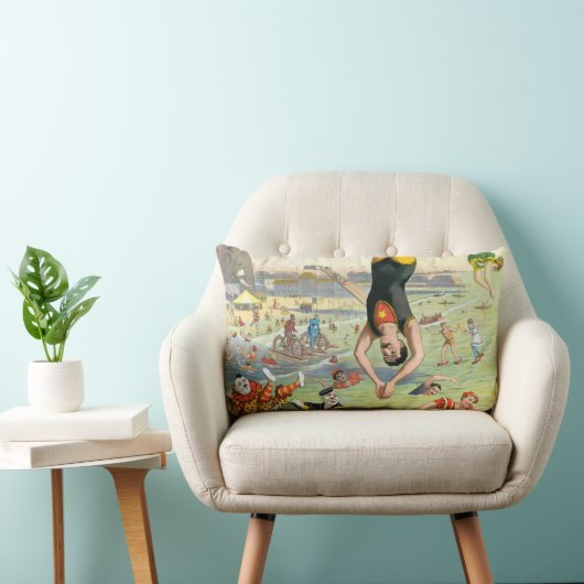 ザコニー素晴らしアイランドウォーターカーニバル ランバークッション (椅子)