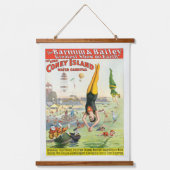 ザコニー素晴らしアイランドウォーターカーニバル 吊り下げ型タペストリー (正面)