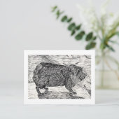 ザコニー、またはシリアのロックハイラックス ポストカード (スタンド正面)