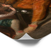 ザコメディアンイタリアン – アントワーヌワトーファインアート ポスター (角)