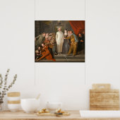 ザコメディアンイタリアン – アントワーヌワトーファインアート ポスター (キッチン)