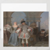 ザコメディアンフランスのスクラップブック紙 (正面/裏面)