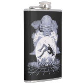 ザコラプス – テクノ – ディストピアのストリートウェアデザイン フラスク (右)